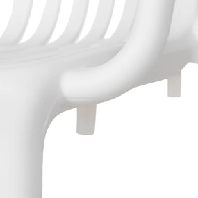 Бял пластмасов трапезен стол Alia – Ixia