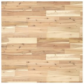 4008710 vidaXL Плот за маса квадратен 80x80x2 см масивна акация