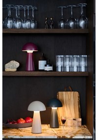 Лилава LED настолна лампа с дистанционно управление (височина 28 cm) Sam – Sirius