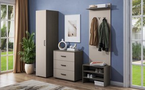 Портманто + скрин + гардероб Колекция за антре Емили