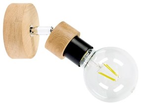 Spot-Light 2834174 - Аплик MARJOLAINE 1xE27/25W/230V дъб