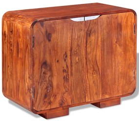 243955 vidaXL Скрин, акациево дърво масив, 75x35x60 см