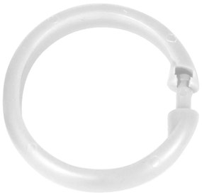 WENKO 19194100 - Пръстени за душ завеса LYGE 6x6 cm бели