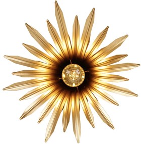 Арт Деко плафон златен с черно - Wesley