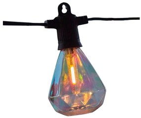 Светлинна верига с 10 броя крушки за контакт със соларен панел, дължина 300 cm Marcus – Sirius