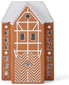 Керамичен свещник за чаена свещ Gingerbread Lighthouse – Kähler Design