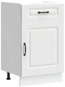 853477 vidaXL Кухненски шкаф, "Kalmar", бял, инженерно дърво