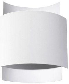 Бяла стенна лампа Forgmi - Sollux