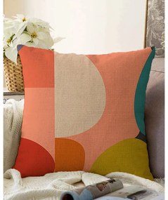 Калъфка за възглавница от памучна смес Кръгове, 55 x 55 cm - Minimalist Cushion Covers
