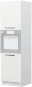 Висок подов шкаф за фурна Modena K21-60-2KR-White - White glossy
