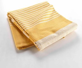 Жълто покривало за легло 220x240 cm Adele – douceur d'intérieur