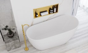 Вграден рафт за баня  30x60 gold brush