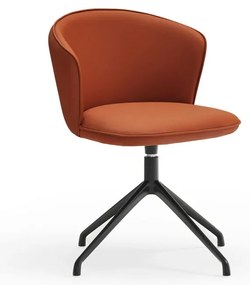 Оранжеви тапицирани трапезни столове в комплект 2 бр. Add – Teulat