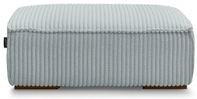 Светлосива табуретка от рипсено кадифе Chelsea – Bobochic Paris