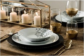 Комплект от 16 прибори за хранене от неръждаема стомана Glow Avie - Premier Housewares