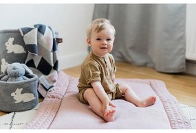 Розово памучно килимче за игра, 70 x 90 cm - Kindsgut