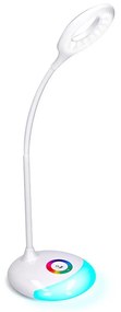 Solight WO44 - LED RGB настолна лампа, регулируема, акумулаторна, 5W/5V