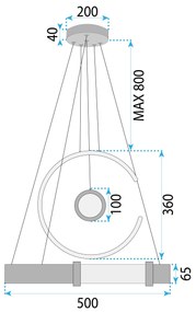 Лампа LED LHJ060-CP GOLD