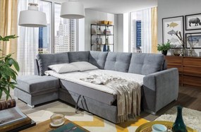 Ъглов диван Parma-Left-Gkri Skouro