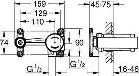 Internal washКран за тоалетна parts Grohe Eurostyle New