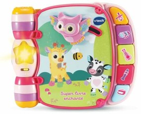 Детска интерактивна книга Vtech Baby Super Enchanted Book of Baby Kitties Розов Многоцветен