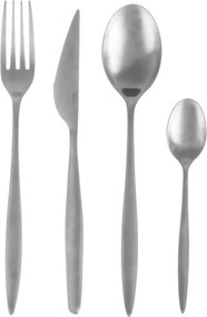 Прибори за хранене от неръждаема стомана в сребрист цвят 24 бр. – Orion