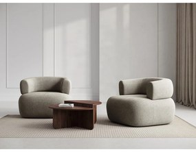 Светлосиво кресло от букле Jenny – Micadoni Home