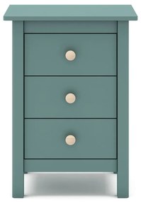 Детско нощно шкафче от борова дървесина в цвят бензин Max - Marckeric