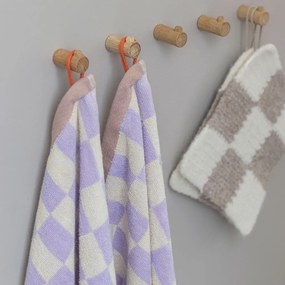 Светложълто-лилави кърпи от органичен памук в комплект от 2 броя 40x55 cm Retro - Mette Ditmer Denmark