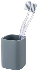 Синя керамична чаша за четки за зъби Hexa - Wenko