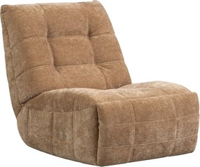 Светлокафяво кресло с регулируем наклон от рипсено кадифе Hein – WOOOD