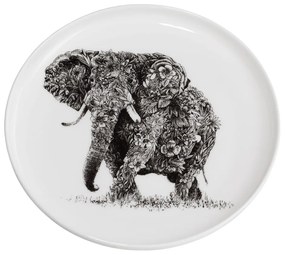 Бяла порцеланова чиния Marini Ferlazzo Слон, ø 20 cm - Maxwell &amp; Williams