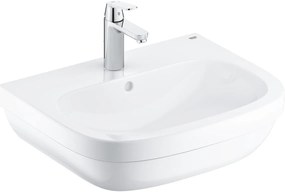 Мивка за баня 60, Euro Ceramic + смесител Eurosmart Cosmopolitan, 39642000, Grohe, снежно бяла