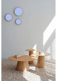 Кръгла странична масичка от масивен дъб ø 55 cm Mushroom – Gazzda