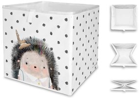 Детска кутия за съхранение Hedgehog Boy Forest School - Butter Kings
