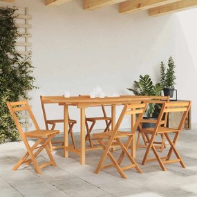 363486 vidaXL Разтегателна градинска маса 110-160x80x75 см тиково дърво масив