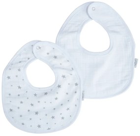 Бели муселинови детски лигавници 2 броя – Bébé Douceur