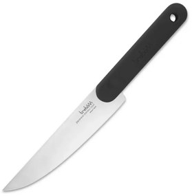 Дъска за рязане с вграден нож Trebonn Artu Salami 1122100, 43x11 см, Острие 18 см, Бамбук, Японска стомана, Черен