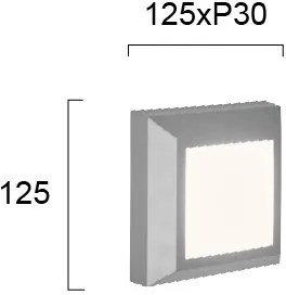 Аплика Viokef Leros LED Sq