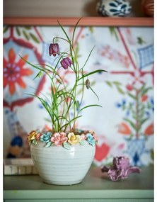 Глинено ръчно рисувано покритие за кашпа ø 19,5 cm Eanna – Bloomingville