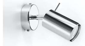 Стенна лампа в сребристо Etna - Sollux