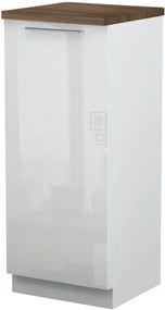 Висок подов шкаф Raval K14-60-1KF-White - White glossy