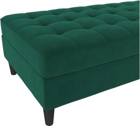 Зелена кадифена табуретка Presley – Støraa