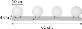 Стенни аплици InLight 43420-4