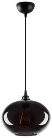 Висящо осветително тяло със стъклен абажур ø 27 cm Smoked – Opviq lights
