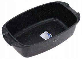 Ростер за фурна и котлон Kinghoff KH 1608, 5.5 литра, Капак с дозатор, Мраморно покритие, Индукция, Черен