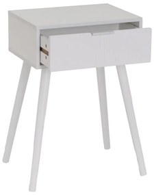Бяло нощно шкафче – Casa Selección