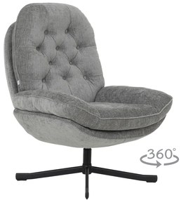 Кресло BRAGA - сиво