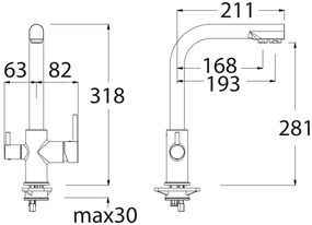 Кухненски кран Eurorama Filter-tap 13534F