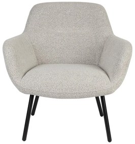 Бяло кресло от букле Dude – White Label